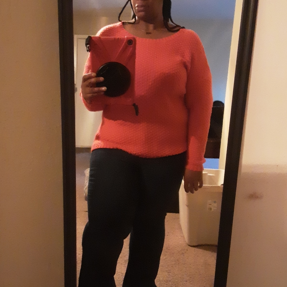 Orange Sweater